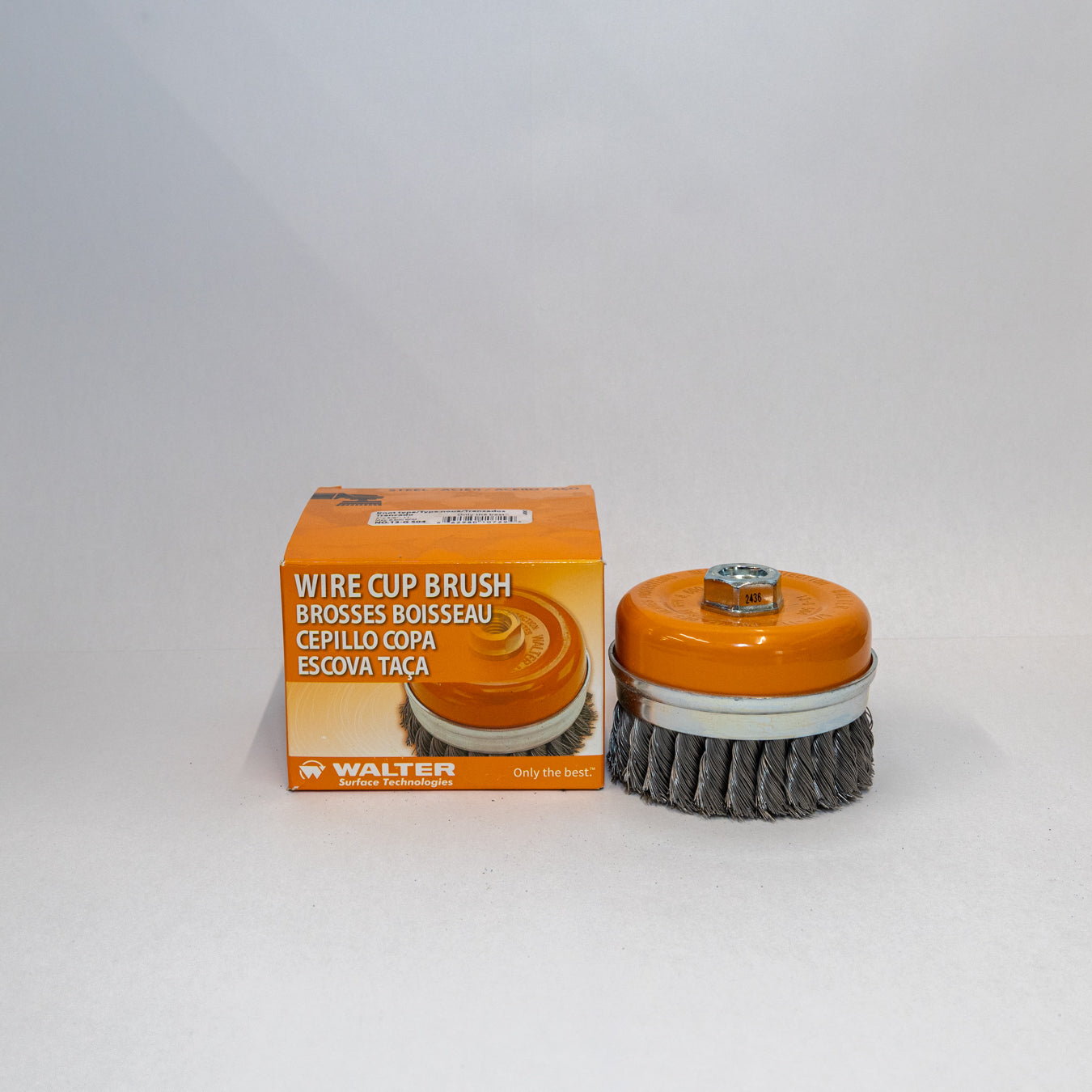 WALTER - Brosse Boisseau 5-5/8" - ACIER