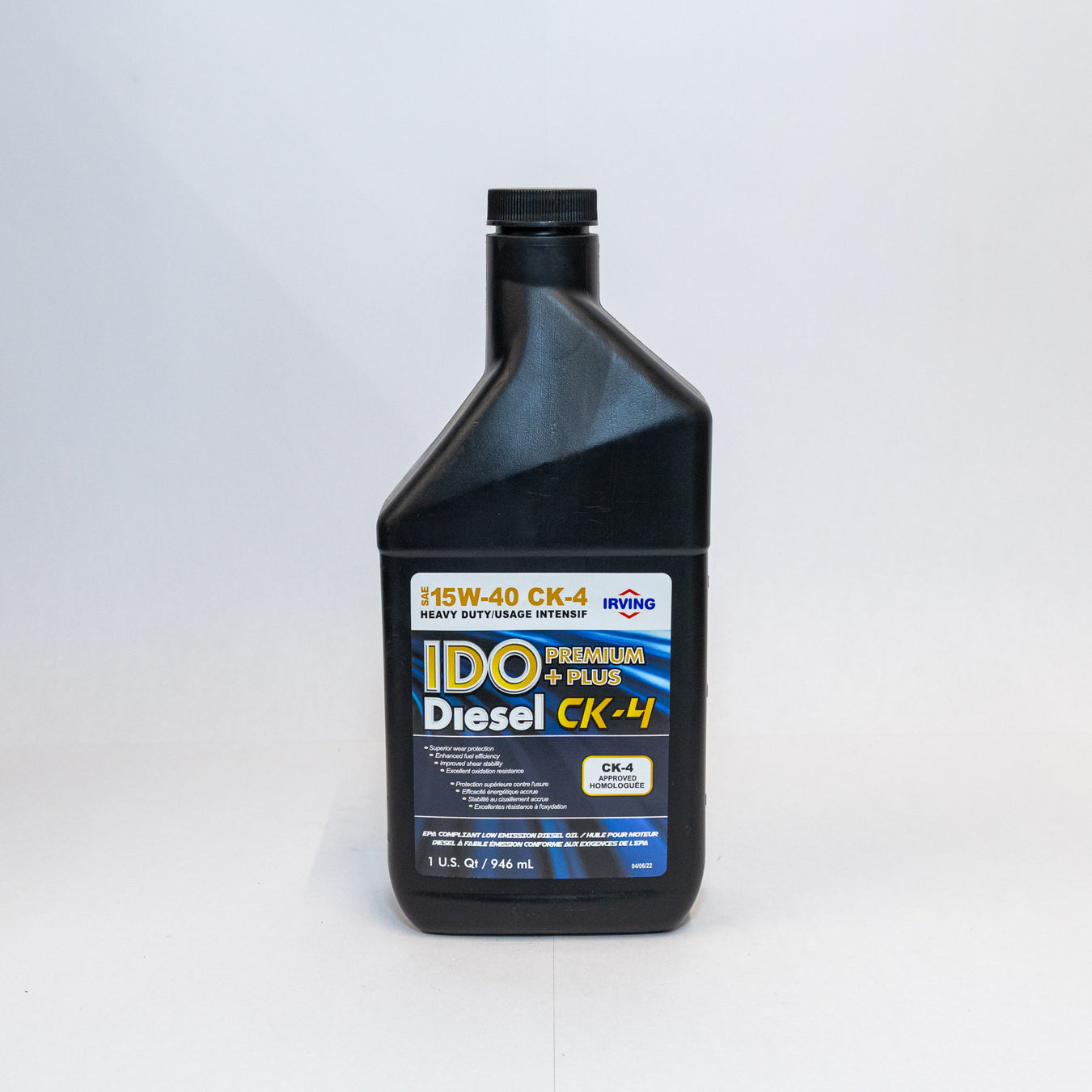 Huile Irving à Moteur IDO Diesel 15W40 - 1L