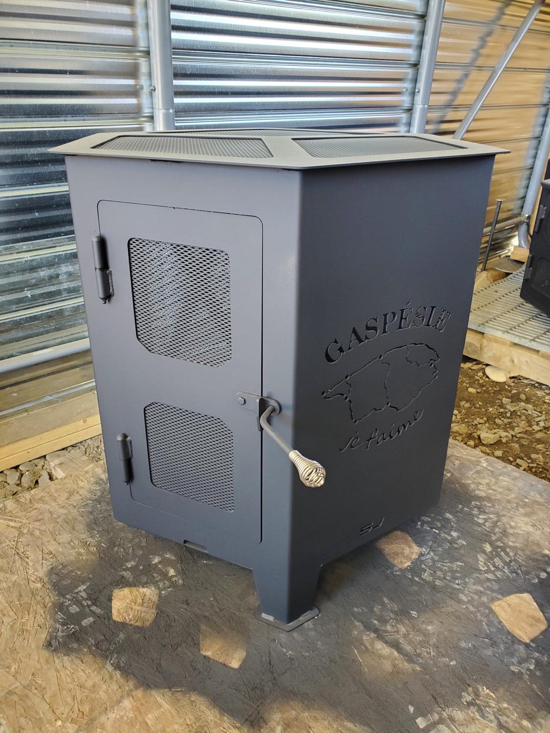 Foyer Extérieur 30''x31'' Gaspésie Je t'aime