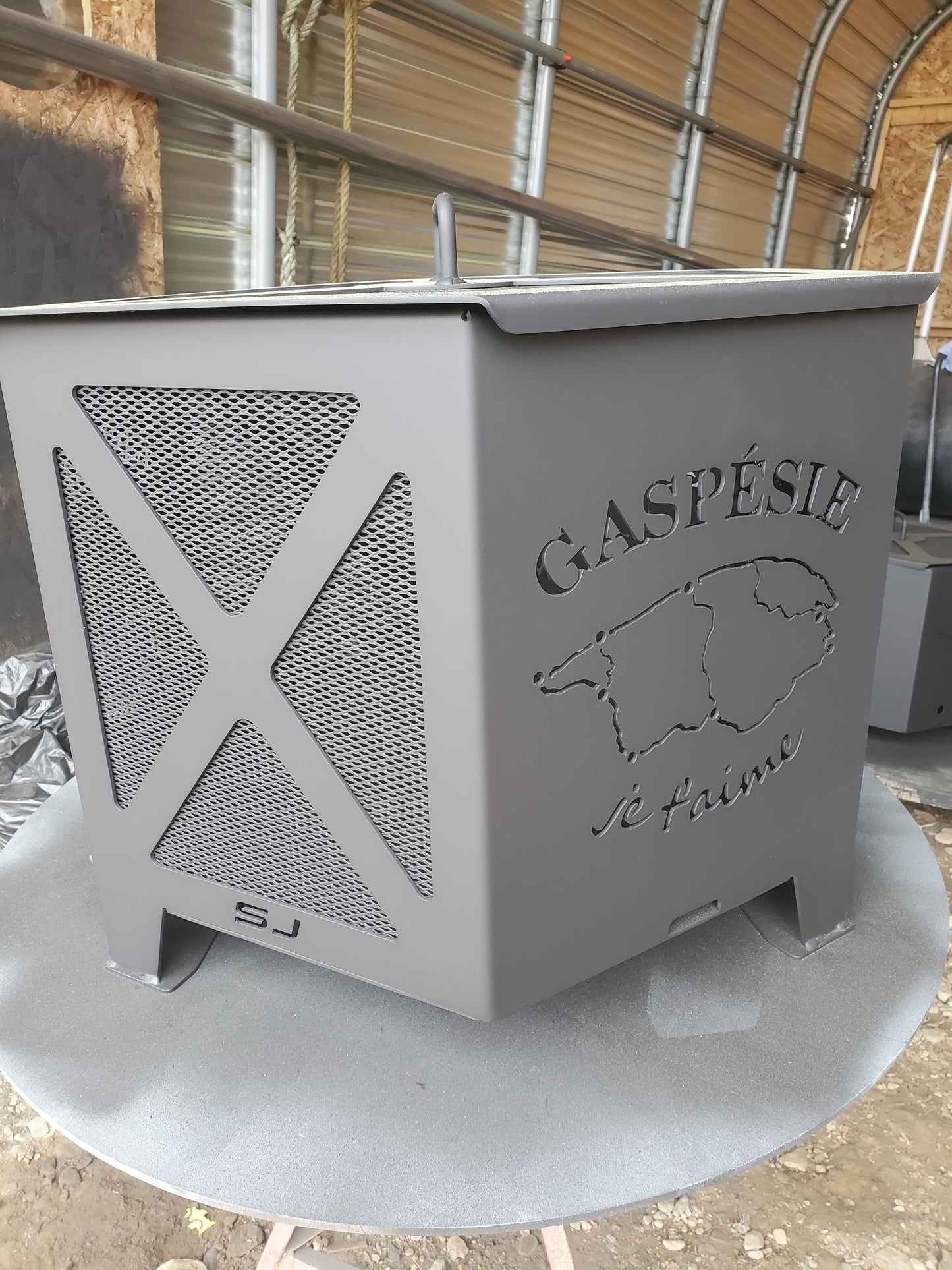 Foyer Extérieur 28''x20'' Gaspésie Je t'aime