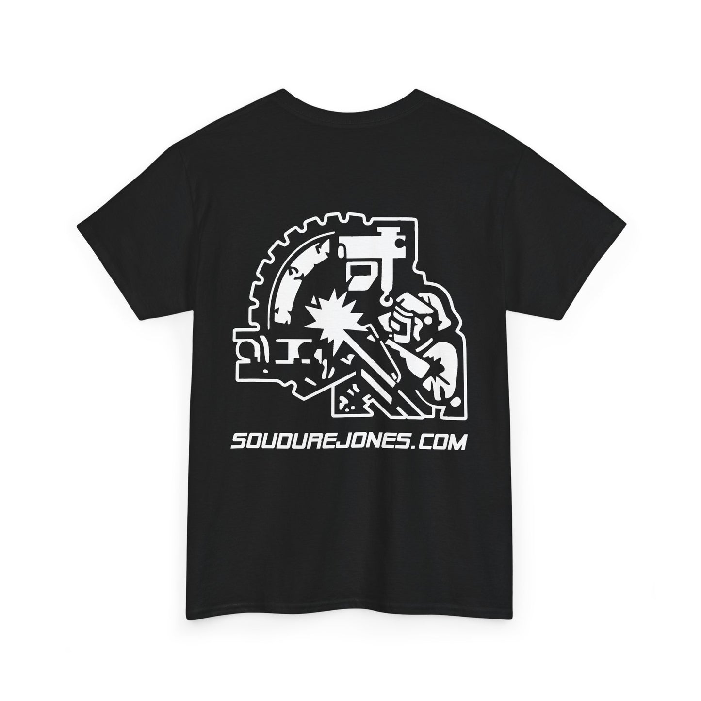 T-Shirt Noir Unisexe Soudure Jones