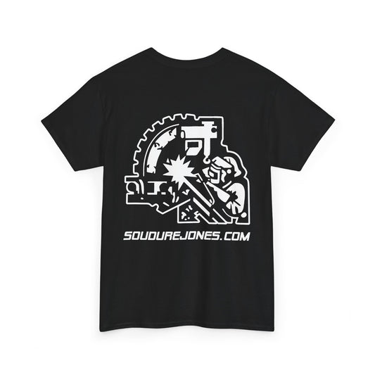 T-Shirt Noir Unisexe Soudure Jones